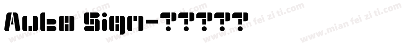 Auto Sign字体转换